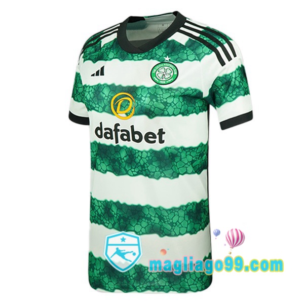 Magliago - Passione Maglie Thai Affidabili Basso Costo Online Shop | Maglia Celtic FC Prima Verde Bianco 2023/2024