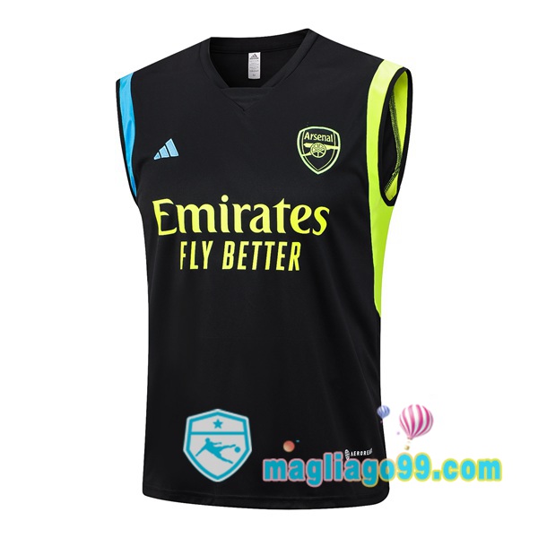 Magliago - Passione Maglie Thai Affidabili Basso Costo Online Shop | Gilet Calcio Arsenal Nero 2023/2024