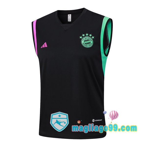 Magliago - Passione Maglie Thai Affidabili Basso Costo Online Shop | Gilet Calcio Bayern Monaco Nero 2023/2024