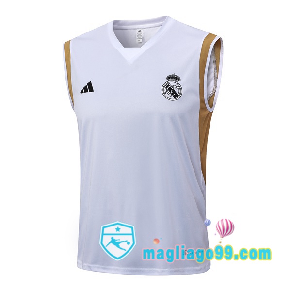 Magliago - Passione Maglie Thai Affidabili Basso Costo Online Shop | Gilet Calcio Real Madrid Bianco 2023/2024