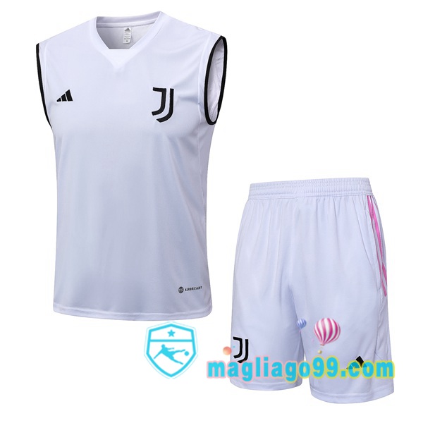 Magliago - Passione Maglie Thai Affidabili Basso Costo Online Shop | Gilet Calcio Juventus + Shorts Bianco 2023/2024