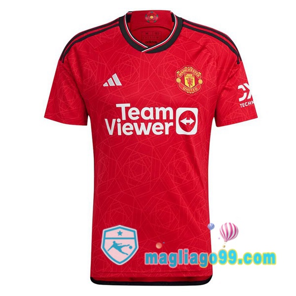 Magliago - Passione Maglie Thai Affidabili Basso Costo Online Shop | Maglia Manchester United Prima Rosso 2023/2024