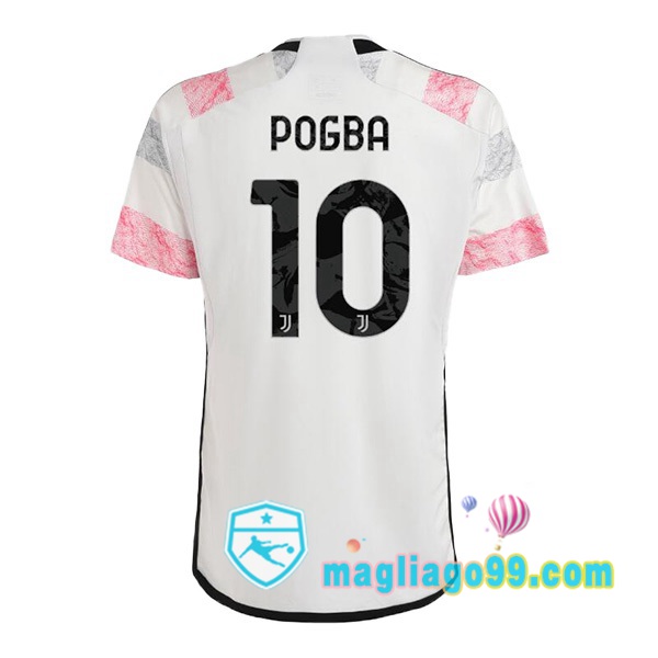 Magliago - Passione Maglie Thai Affidabili Basso Costo Online Shop | Maglia Juventus (POGBA 10) Seconda Bianco 2023/2024