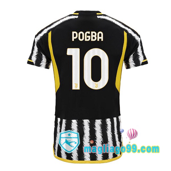 Magliago - Passione Maglie Thai Affidabili Basso Costo Online Shop | Maglia Juventus (POGBA 10) Prima Nero Bianco 2023/2024