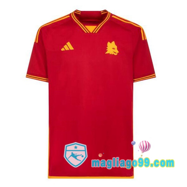 Magliago - Passione Maglie Thai Affidabili Basso Costo Online Shop | Maglia AS Roma Prima Rosso 2023/2024