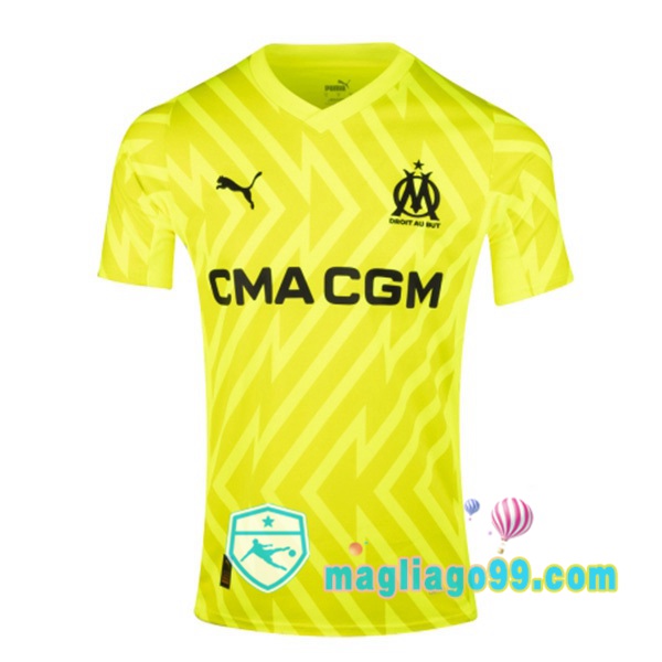Magliago - Passione Maglie Thai Affidabili Basso Costo Online Shop | Maglia Marsiglia OM Portiere Giallo 2023/2024