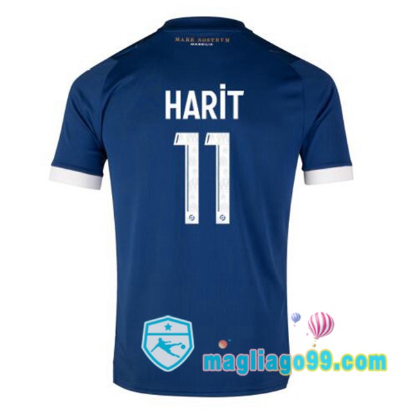 Magliago - Passione Maglie Thai Affidabili Basso Costo Online Shop | Maglia Marsiglia OM (HARIT 11) Seconda Blu 2023/2024