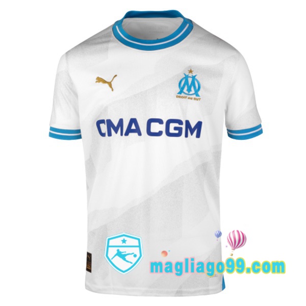 Magliago - Passione Maglie Thai Affidabili Basso Costo Online Shop | Maglia Marsiglia OM Prima Bianco 2023/2024