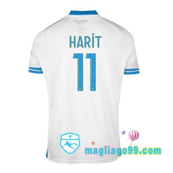 Magliago - Passione Maglie Thai Affidabili Basso Costo Online Shop | Maglia Marsiglia OM (HARIT 11) Prima Bianco 2023/2024