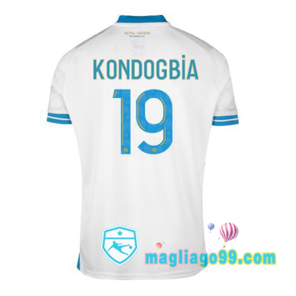 Magliago - Passione Maglie Thai Affidabili Basso Costo Online Shop | Maglia Marsiglia OM (KONDOGBIA 19) Prima Bianco 2023/2024