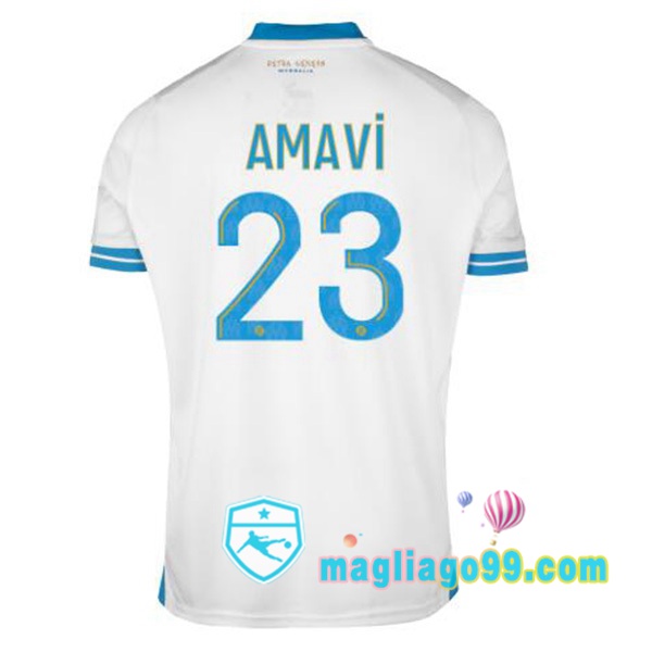 Magliago - Passione Maglie Thai Affidabili Basso Costo Online Shop | Maglia Marsiglia OM (AMAVI 23) Prima Bianco 2023/2024