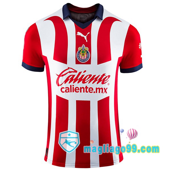 Magliago - Passione Maglie Thai Affidabili Basso Costo Online Shop | Maglia CD Guadalajara Prima Rosso Bianco 2023/2024