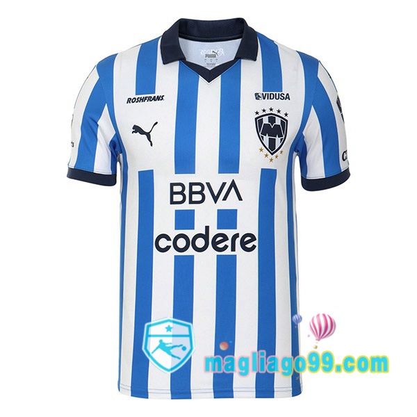 Magliago - Passione Maglie Thai Affidabili Basso Costo Online Shop | Maglia CF Monterrey Prima Blu Bianco 2023/2024