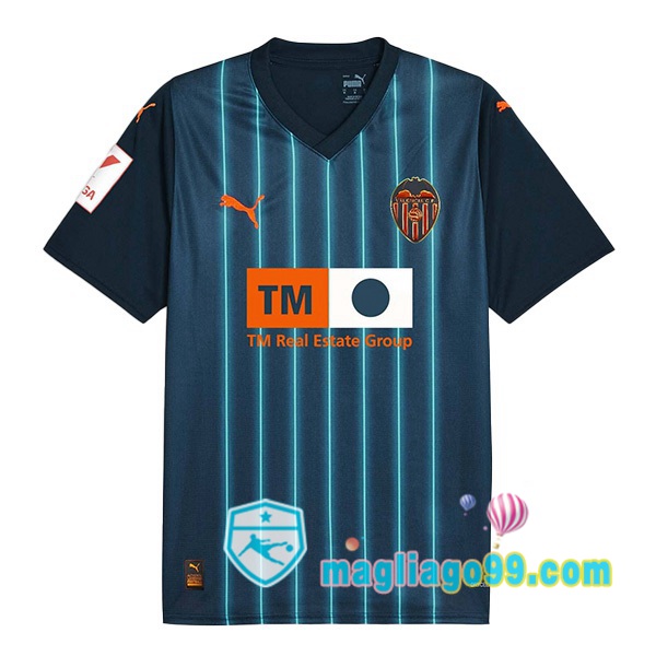 Magliago - Passione Maglie Thai Affidabili Basso Costo Online Shop | Maglia Valencia CF Seconda Blu 2023/2024