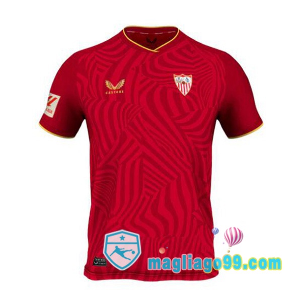 Magliago - Passione Maglie Thai Affidabili Basso Costo Online Shop | Maglia Sevilla FC Seconda Rosso 2023/2024