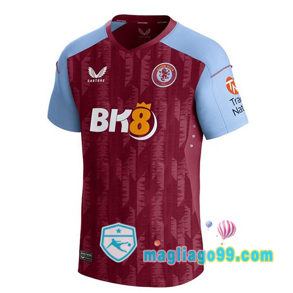 Magliago - Passione Maglie Thai Affidabili Basso Costo Online Shop | Maglia Aston Villa Prima Rosso 2023/2024