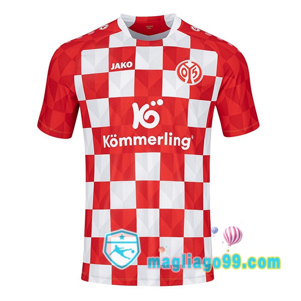 Magliago - Passione Maglie Thai Affidabili Basso Costo Online Shop | Maglia FSV Mainz 05 Prima Rosso 2023/2024