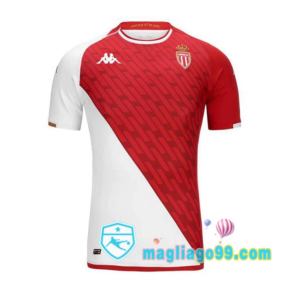 Magliago - Passione Maglie Thai Affidabili Basso Costo Online Shop | Maglia AS Monaco Prima Bianco Rosso 2023/2024