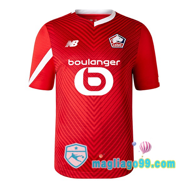 Magliago - Passione Maglie Thai Affidabili Basso Costo Online Shop | Maglia Lille OSC Prima Rosso 2023/2024