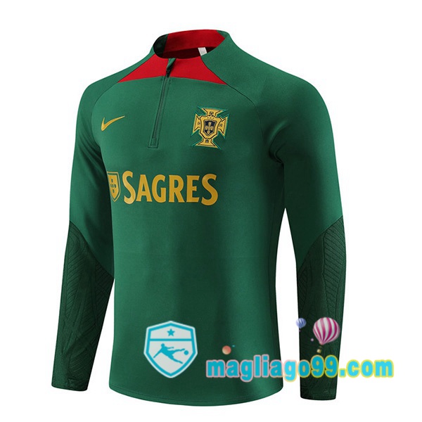 Magliago - Passione Maglie Thai Affidabili Basso Costo Online Shop | Felpa Calcio Portogallo Verde 2023/2024
