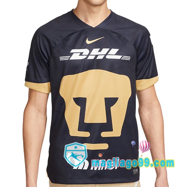 Magliago - Passione Maglie Thai Affidabili Basso Costo Online Shop | Maglia Pumas UNAM Seconda Nero 2023/2024
