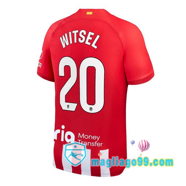 Magliago - Passione Maglie Thai Affidabili Basso Costo Online Shop | Maglia Atletico Madrid (Witsel 20) Prima Rosso 2023/2024