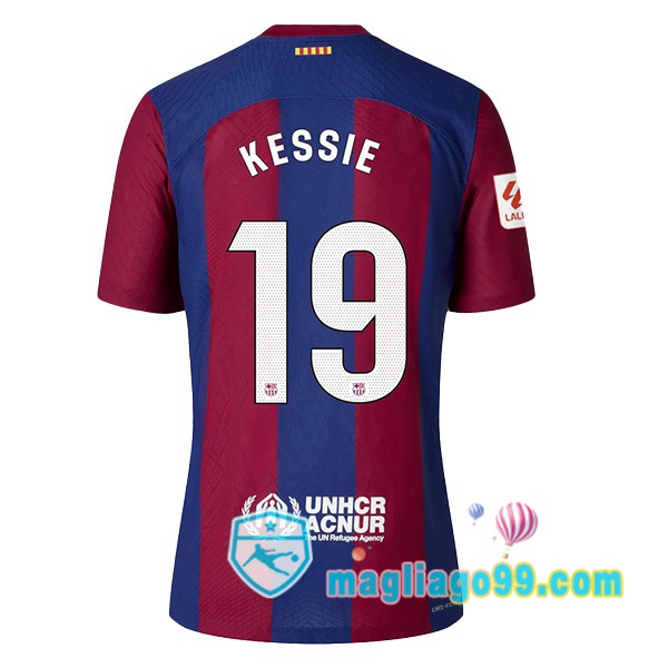 Magliago - Passione Maglie Thai Affidabili Basso Costo Online Shop | Maglia FC Barcellona (KESSIE 19) Prima Blu Rosso 2023/2024