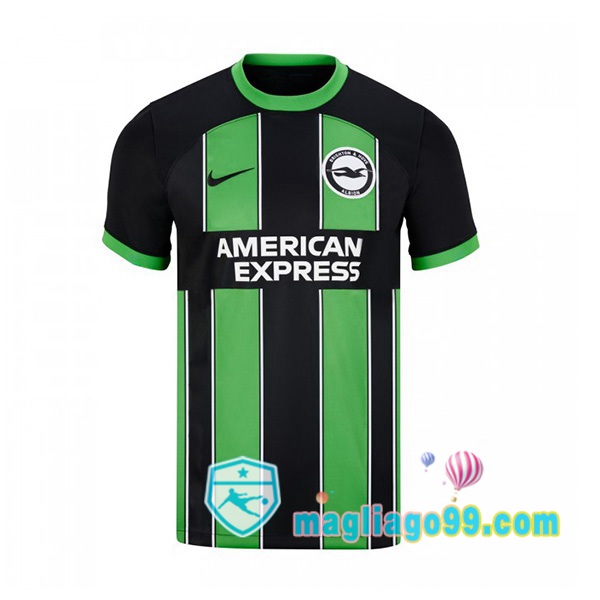 Magliago - Passione Maglie Thai Affidabili Basso Costo Online Shop | Maglia FC Brighton Seconda Verde Nero 2023/2024
