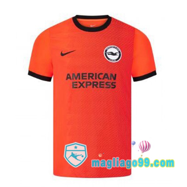 Magliago - Passione Maglie Thai Affidabili Basso Costo Online Shop | Maglia FC Brighton Terza Arancione 2023/2024