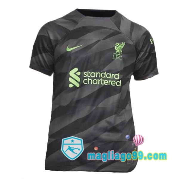 Magliago - Passione Maglie Thai Affidabili Basso Costo Online Shop | Maglia FC Liverpool Portiere Nero 2023/2024