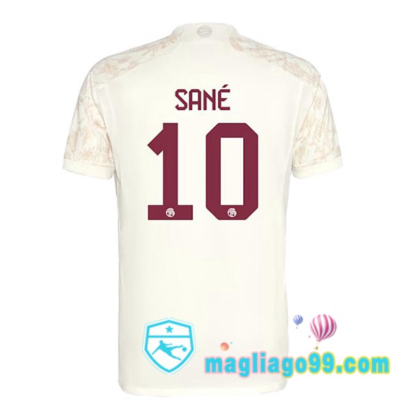 Magliago - Passione Maglie Thai Affidabili Basso Costo Online Shop | Maglia Bayern Monaco (Sané 10) Terza Giallo 2023/2024