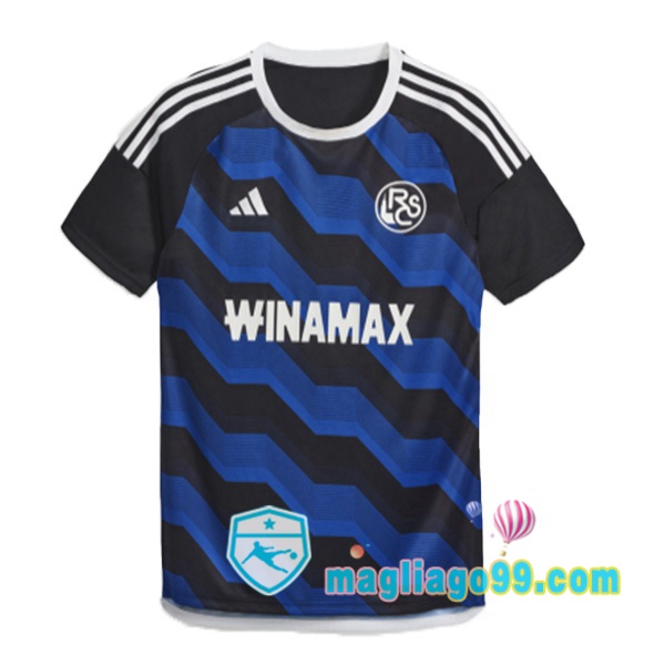 Magliago - Passione Maglie Thai Affidabili Basso Costo Online Shop | Maglia RC Strasbourg Alsace Terza Blu 2023/2024