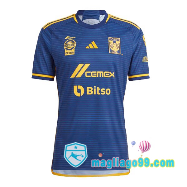 Magliago - Passione Maglie Thai Affidabili Basso Costo Online Shop | Maglia Tigres UANL Seconda Blu 2023/2024
