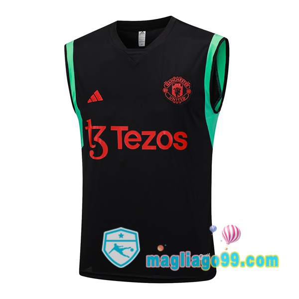 Magliago - Passione Maglie Thai Affidabili Basso Costo Online Shop | Gilet Calcio Manchester United Nero 2023/2024