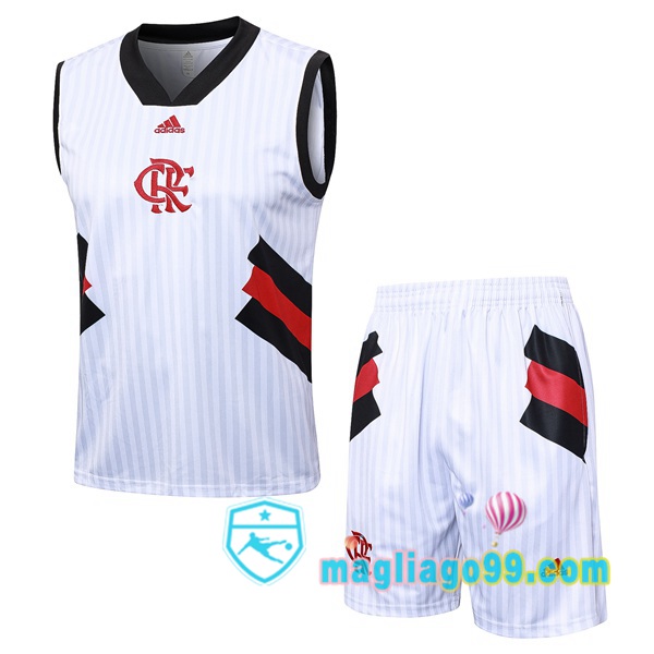 Magliago - Passione Maglie Thai Affidabili Basso Costo Online Shop | Gilet Calcio Flamengo + Shorts Bianco 2023/2024