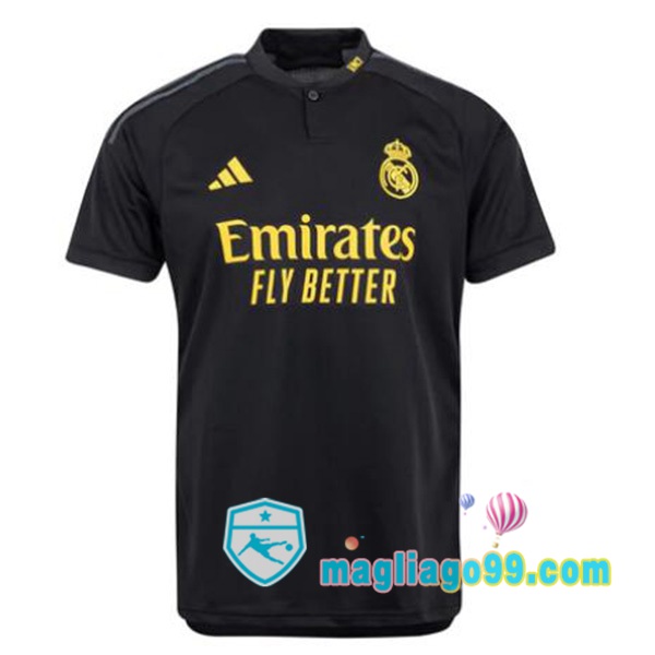 Magliago - Passione Maglie Thai Affidabili Basso Costo Online Shop | Maglia Real Madrid Terza Nero 2023/2024