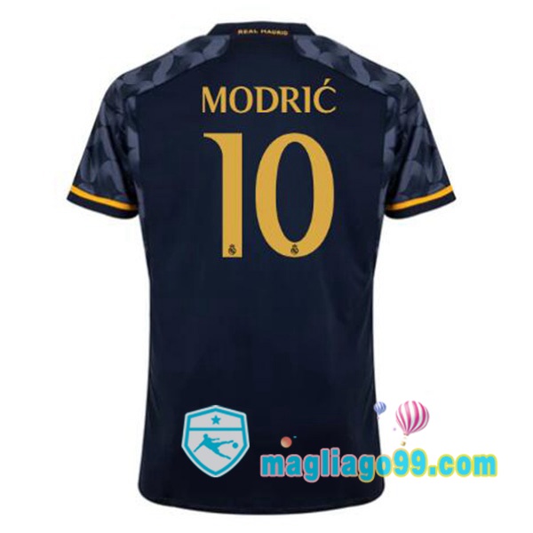 Magliago - Passione Maglie Thai Affidabili Basso Costo Online Shop | Maglia Real Madrid (Modrić 10) Seconda Blu Royal 2023/2024