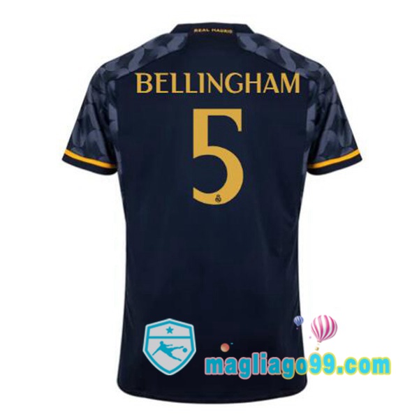 Magliago - Passione Maglie Thai Affidabili Basso Costo Online Shop | Maglia Real Madrid (Bellingham 5) Seconda Blu Royal 2023/2024