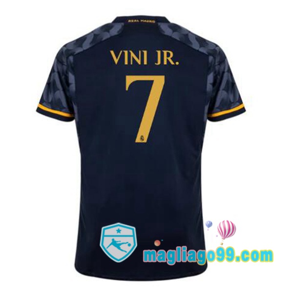 Magliago - Passione Maglie Thai Affidabili Basso Costo Online Shop | Maglia Real Madrid (Vini Jr. 7) Seconda Blu Royal 2023/2024
