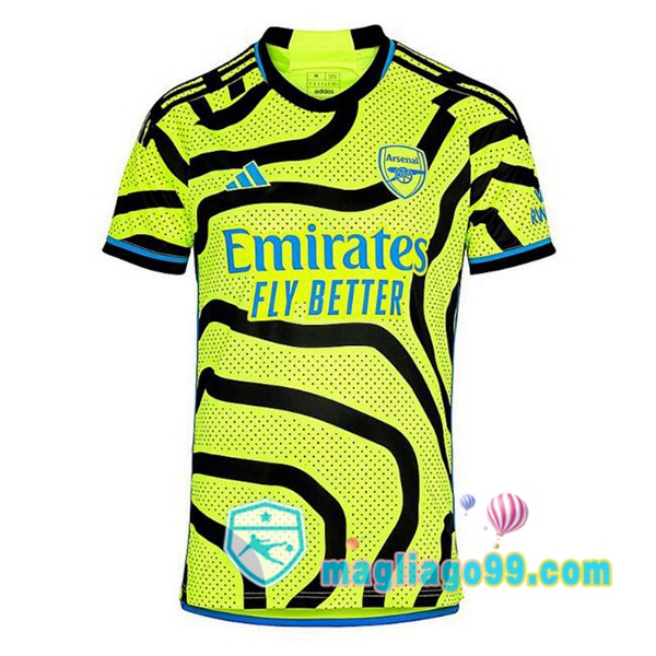 Magliago - Passione Maglie Thai Affidabili Basso Costo Online Shop | Maglia Arsenal Seconda Verde 2023/2024