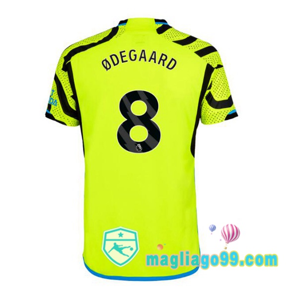 Magliago - Passione Maglie Thai Affidabili Basso Costo Online Shop | Maglia Arsenal (ØDEGAARD 8) Seconda Verde 2023/2024
