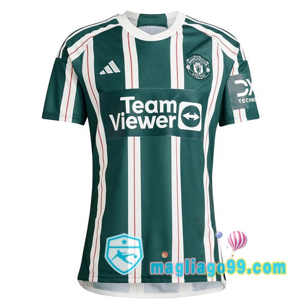 Magliago - Passione Maglie Thai Affidabili Basso Costo Online Shop | Maglia Manchester United Seconda Verde 2023/2024