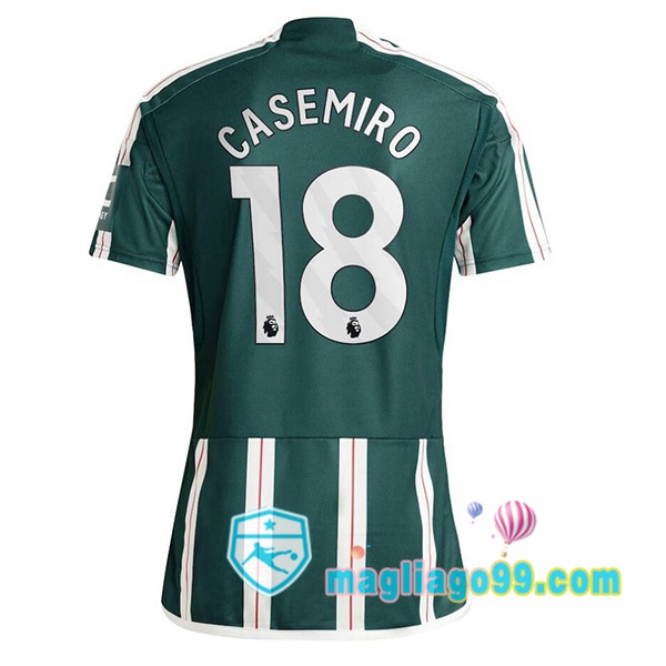 Magliago - Passione Maglie Thai Affidabili Basso Costo Online Shop | Maglia Manchester United (Casemiro 18) Seconda Verde 2023/2024