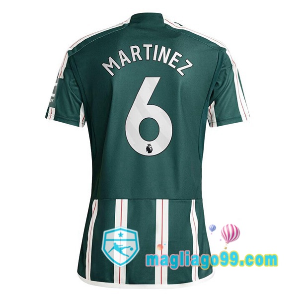 Magliago - Passione Maglie Thai Affidabili Basso Costo Online Shop | Maglia Manchester United (Martinez 6) Seconda Verde 2023/2024
