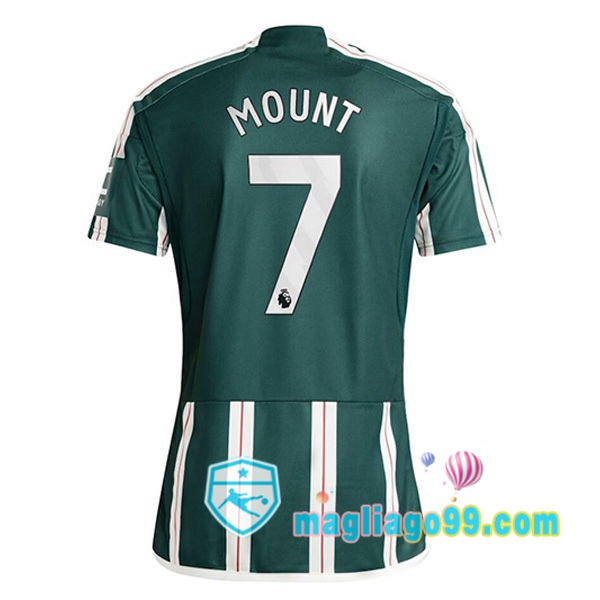 Magliago - Passione Maglie Thai Affidabili Basso Costo Online Shop | Maglia Manchester United (Mount 7) Seconda Verde 2023/2024