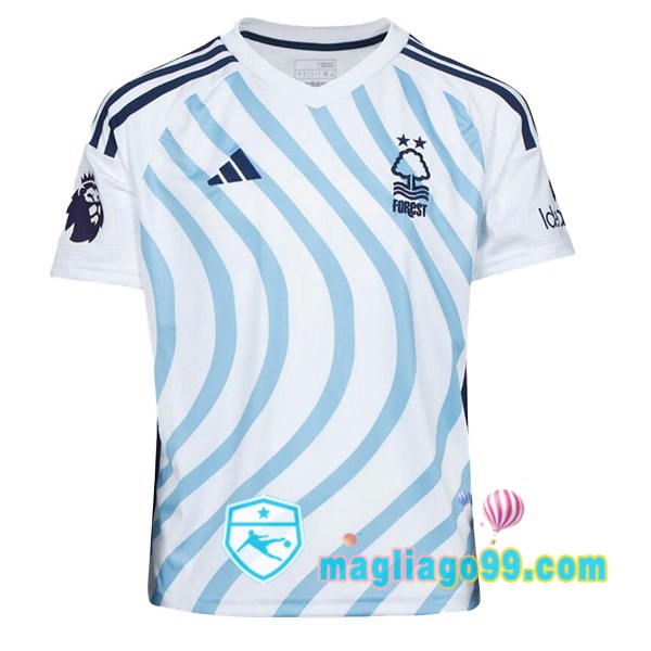 Magliago - Passione Maglie Thai Affidabili Basso Costo Online Shop | Maglia Nottingham Forest Seconda Blu Bianco 2023/2024