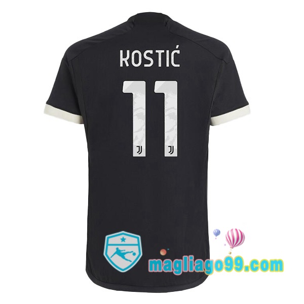 Magliago - Passione Maglie Thai Affidabili Basso Costo Online Shop | Maglia Juventus (KOSTIĆ 11) Juventus Terza Nero 2023/2024
