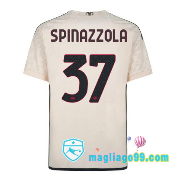 Magliago - Passione Maglie Thai Affidabili Basso Costo Online Shop | Maglia AS Roma (SPINAZZOLA 37) Seconda Giallo 2023/2024