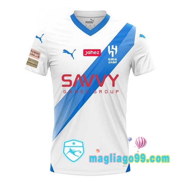 Magliago - Passione Maglie Thai Affidabili Basso Costo Online Shop | Maglia Al-Hilal FC Seconda Bianco 2023/2024