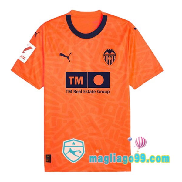 Magliago - Passione Maglie Thai Affidabili Basso Costo Online Shop | Maglia Valencia CF Terza Arancione 2023/2024